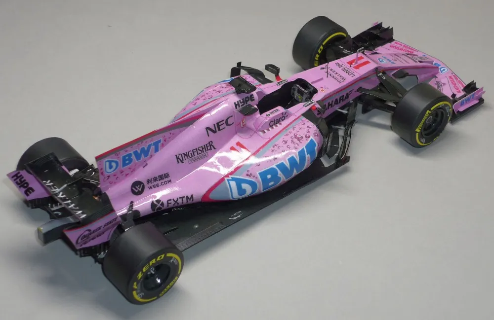 Papierový model Force India VJM10 GP Španielsko 2017